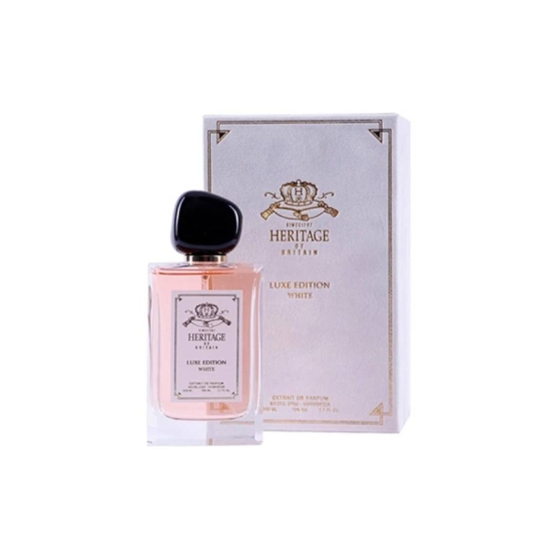 ادوپرفیوم زنانه هریتیج مدل Luxe Edition White حجم 80 میلی لیتر