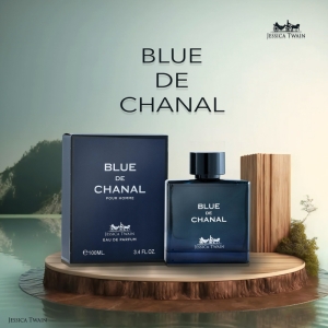 عطر ادکلن مردانه جسیکا توین مدل بلو شانل 100 میل خنک اسانس فرانسوی