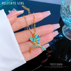 گردنبند زنانه مدل Hummingbird 