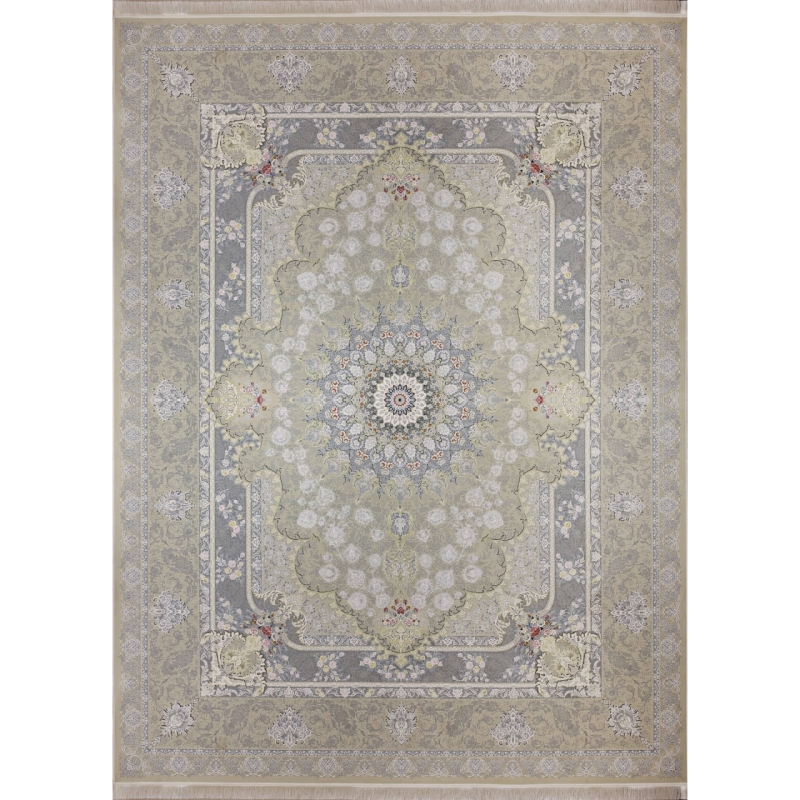 فرش ماشینی خاتم ترمه ای 