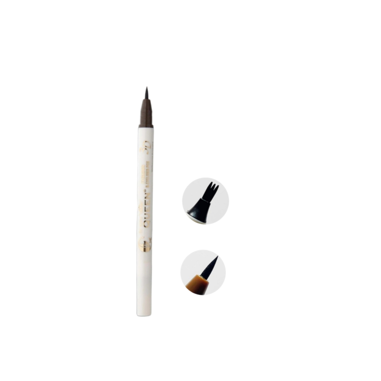 ماژیک هاشور ابرو دوسر Queen رنگ  darkbrown 