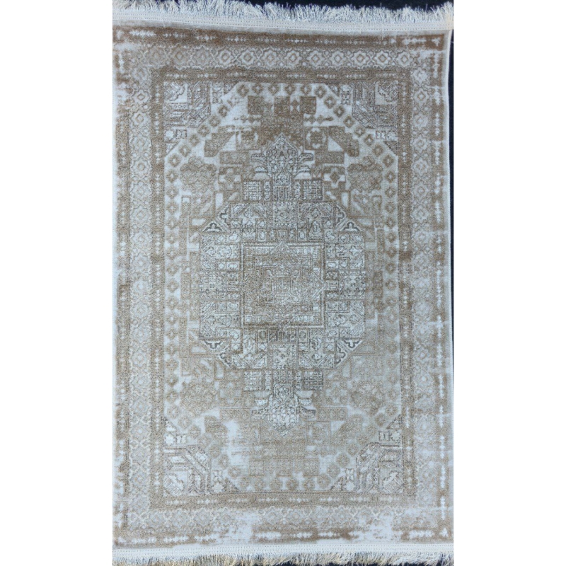 فرش ماشینی موروکو طرح ۹۳۱۴ کرم