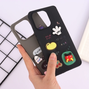 کاور مدل ژله ای عروسکی برجسته مناسب برای گوشی موبایل شیائومی مدل Xiaomi Redmi Note 13 Pro 5G