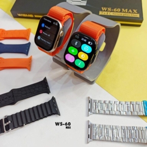 ساعت هوشمند سری9 ویسمی مدل WS-60 MAX با 7 بند ساعت متنوع
