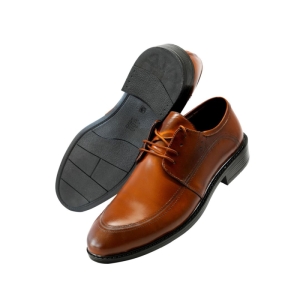 کفش مردانه چرم نعمتی مدل m300 بندی عسلی  