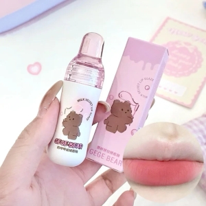 رژ لب مخملی gege bear مدل شیشه شیر شماره ۲