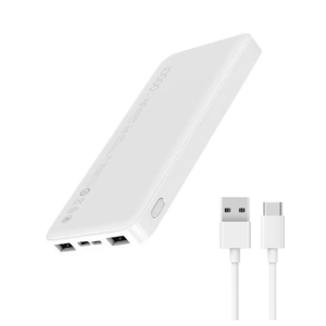 پاوربانک شیائومی مدل Redmi PB100LZM ظرفیت 10000 میلی آمپر ساعت به همراه کابل تبدیل USB-C