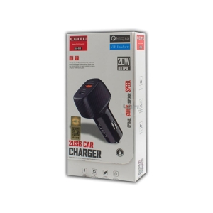 شارژر فندکی 20 وات لیتو مدل LC-C22 به همراه کابل USB-C