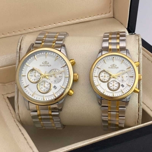 ست ساعت مچی زنانه و مردانه الگانس مدل WS-ENIM6936905 سه موتوره