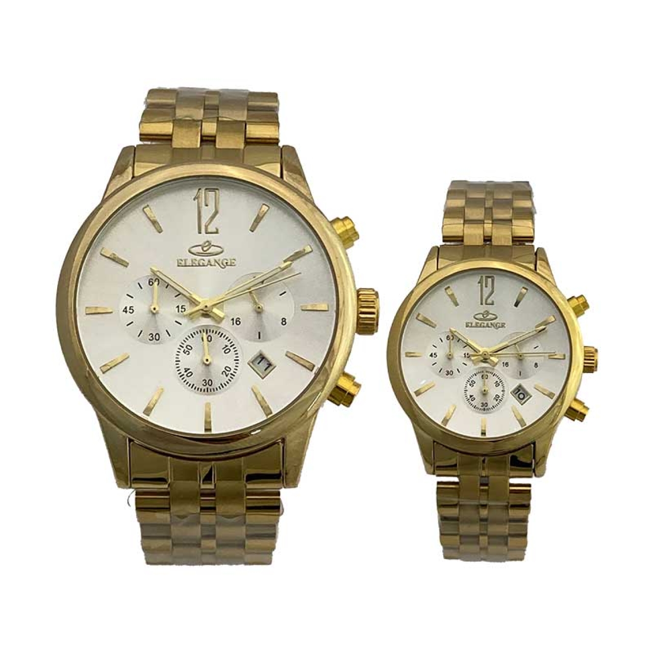 ست ساعت مچی زنانه و مردانه الگانس مدل WS-EA1236901 سه موتوره