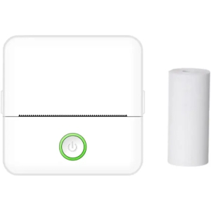 مینی پرینتر حرارتی قابل حمل مدل Tiny X6 به همراه شارژر و 20 عدد رول