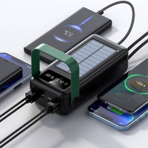 پاوربانک خورشیدی 80000 میلی آمپر گرین لاین مدل GNSLRPB80K - Solar Max