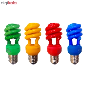 لامپ کم مصرف 15 وات برجیس کد C111 پایه E27 