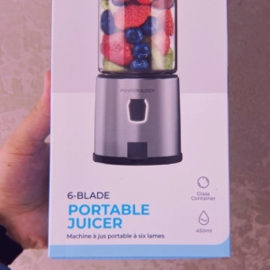 شیکر پاورولوجی مدل شارژی کد 126W Portable گنجایش 0.45 لیتر