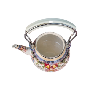 کتری لعابی یدی کونگ مدل گل طلایی