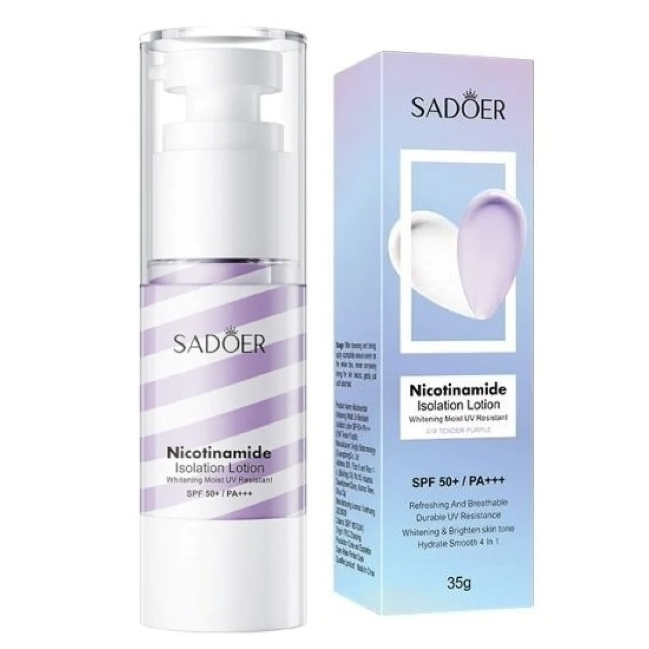 پرایمر سادور مدل اصلاح رنگ حاوی ضد آفتاب و نیکوتینامید وزن 35 گرم