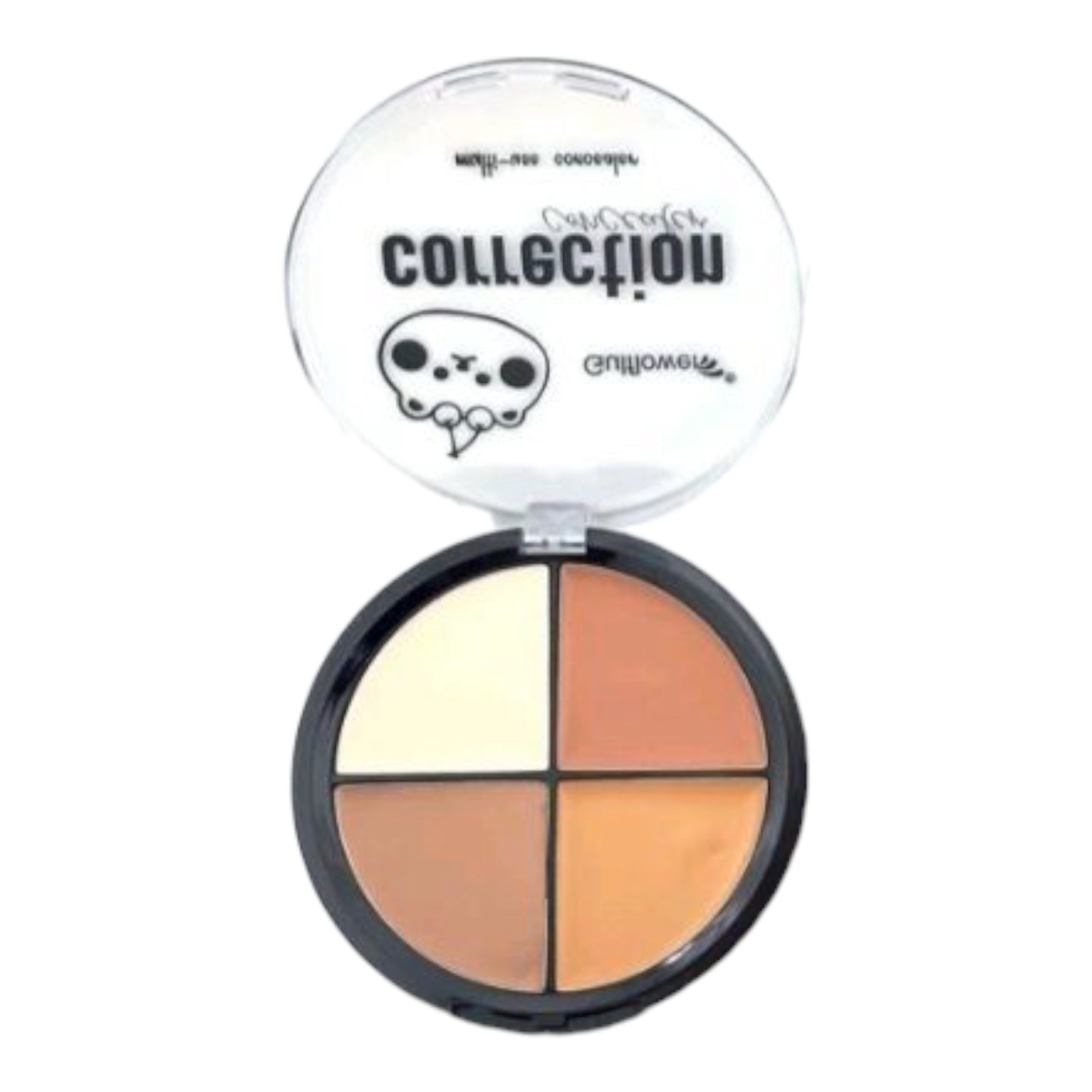 پالت کانسیلروکانتور چهار رنگ خرسی گول فلاور کد ۰۱