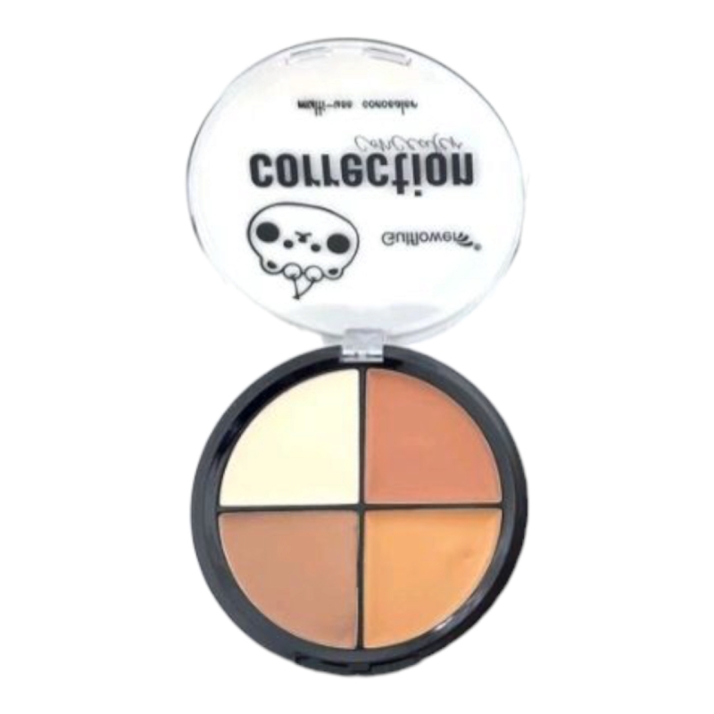 پالت کانسیلروکانتور چهار رنگ خرسی گول فلاور کد ۰۱