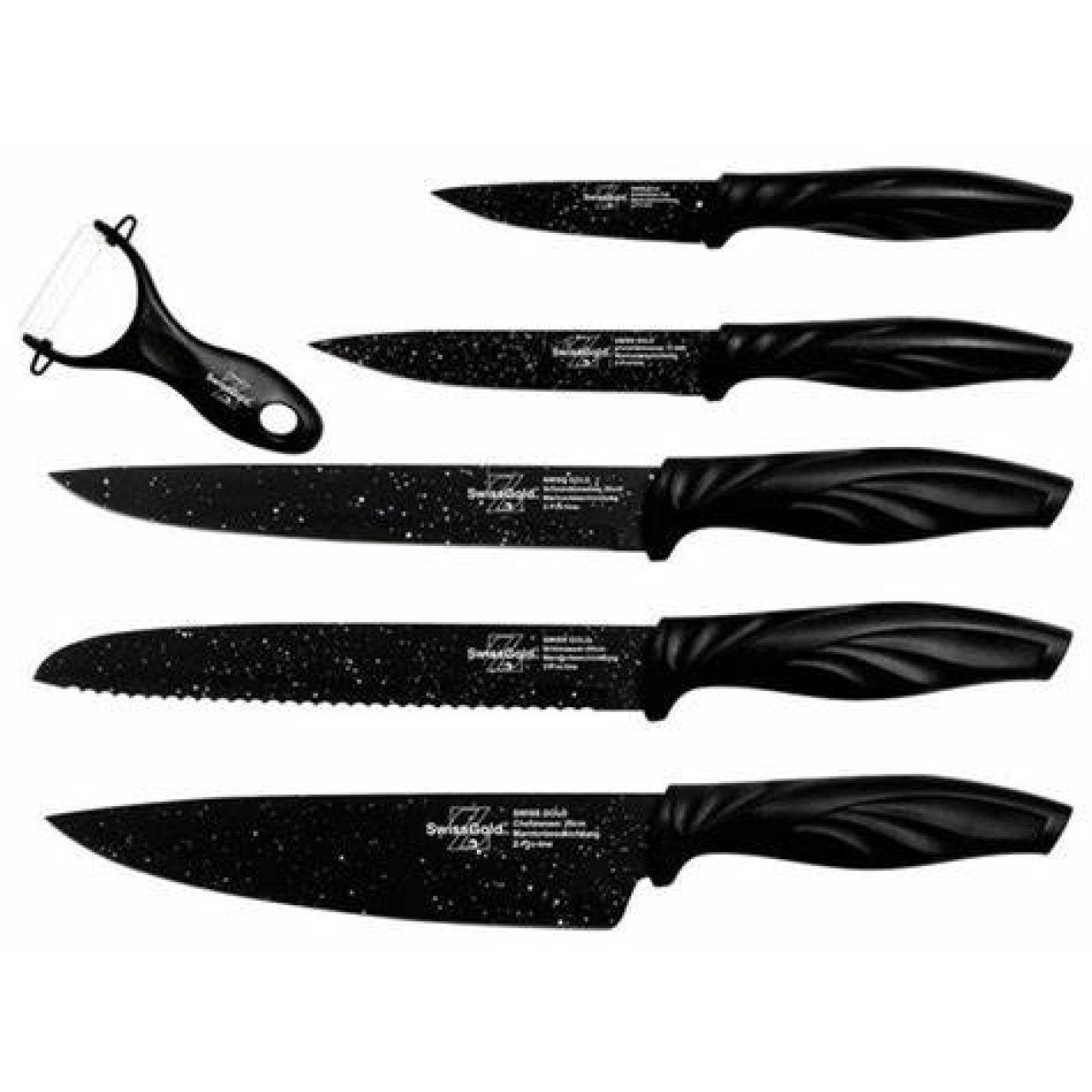 سرویس چاقو آشپزخانه 6 پارچه EVRYEALTH مدل SG-9200
