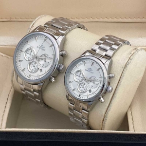 ست ساعت مچی زنانه و مردانه الگانس مدل WS-ENIM6936903 سه موتوره