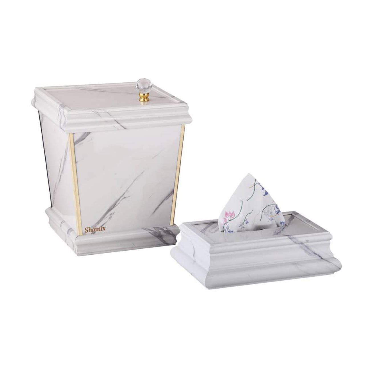 سطل وجادستمال طرح سنگ پیشتاز مدل AB40