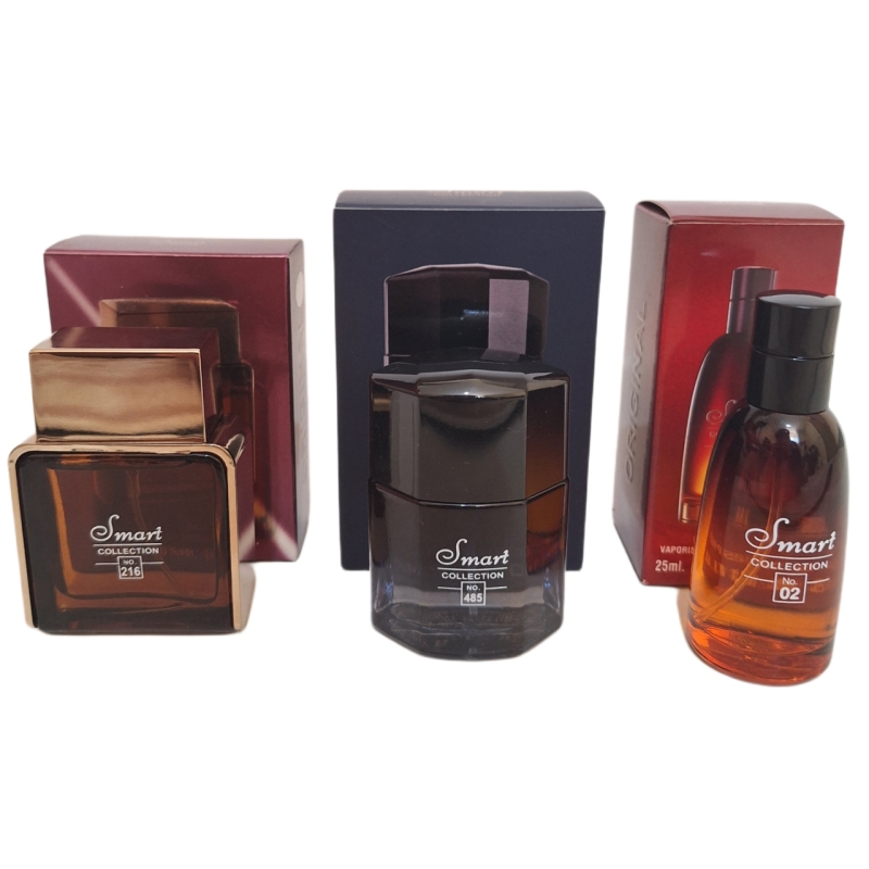 پک اقتصادی سه عددی عطر های مردانه اسمارت کالکشن مدل دیور فارنهایت , ایفوریا مردانه, پیور ایکس اس حجم 25 میل
