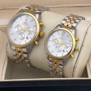 ست ساعت مچی زنانه و مردانه الگانس مدل WS-EA1236902 سه موتوره