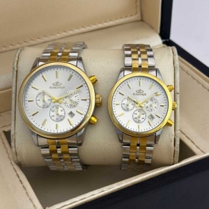 ست ساعت مچی زنانه و مردانه الگانس مدل WS-EMML36903 سه موتوره