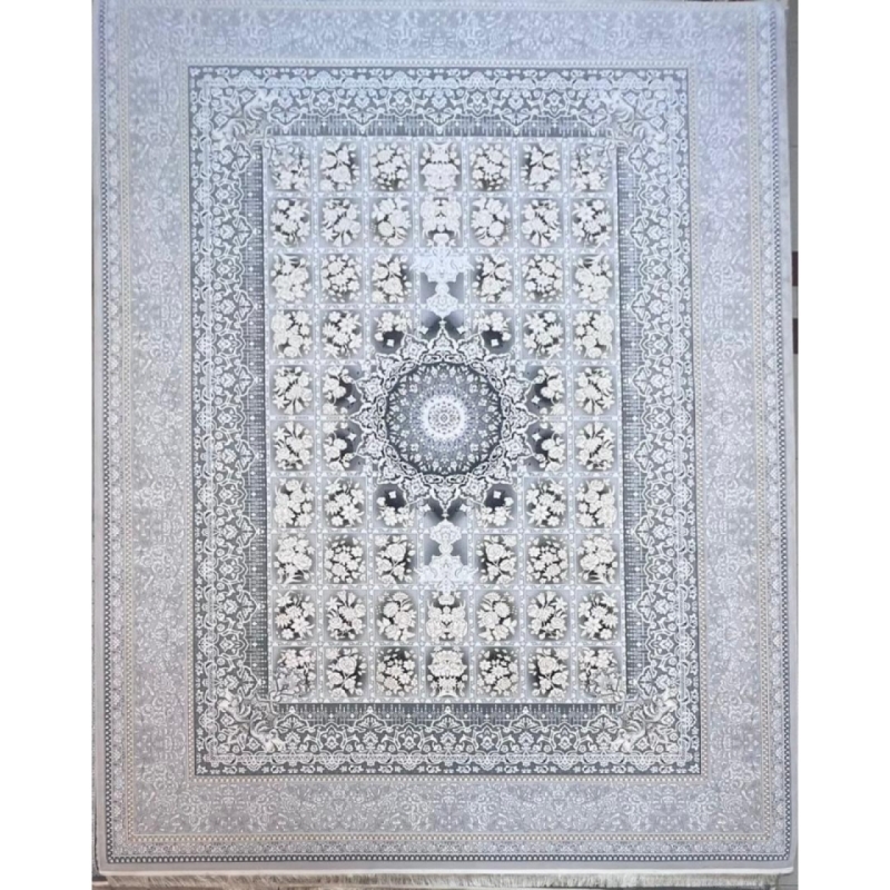 فرش ماشینی درسا کلاسیک سیلور