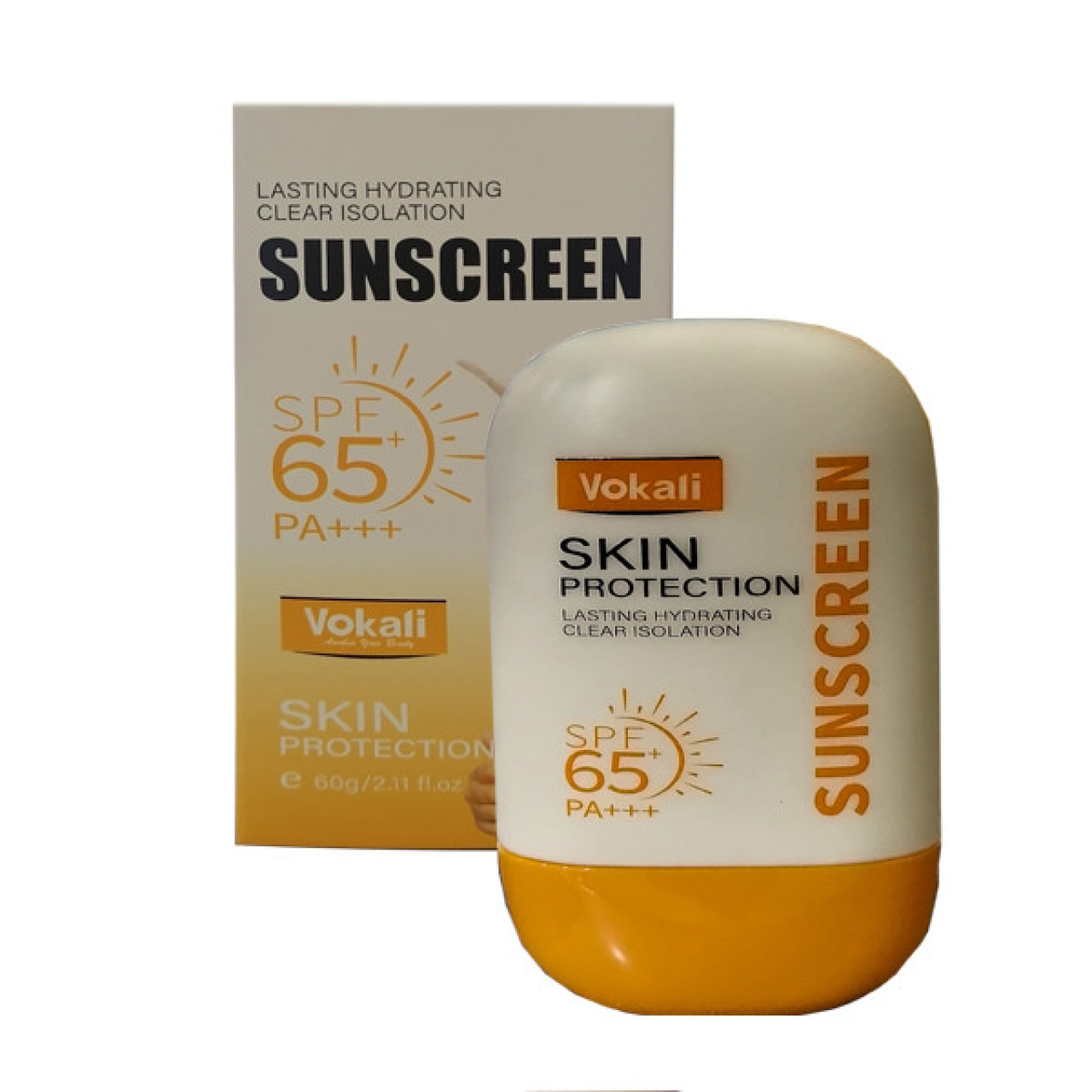 فلوئید ضد آفتاب وکالی مدل بدون رنگ SPF65 وزن 60 گرم