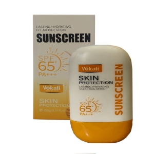 فلوئید ضد آفتاب وکالی مدل بدون رنگ SPF65 وزن 60 گرم