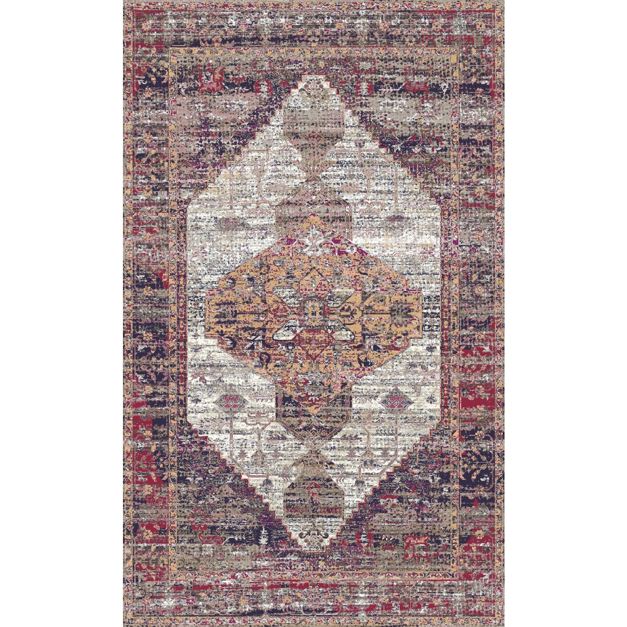 فرشینه طرح گلیم دفه کد 1