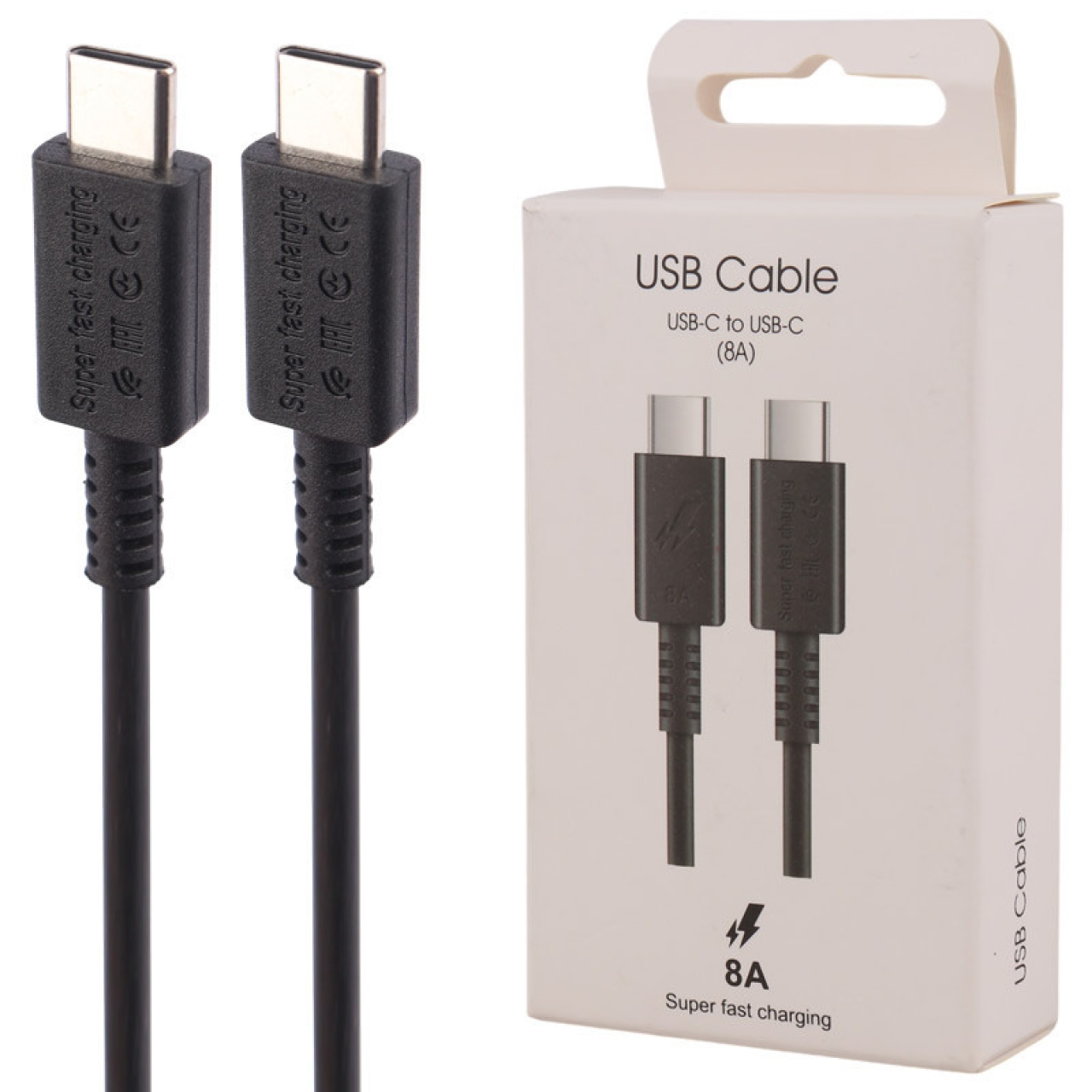 کابل شارژ سوپر فست شارژ Type-C To Type-C 8A 1m مدل EP-DN975
