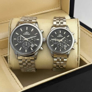 ست ساعت مچی زنانه و مردانه الگانس مدل WS-EMML36901 سه موتوره