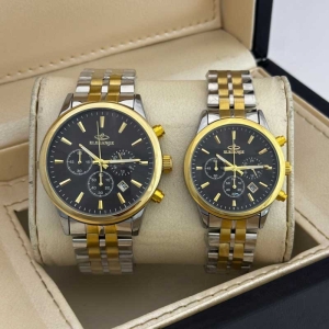 ست ساعت مچی زنانه و مردانه الگانس مدل WS-EMML36904 سه موتوره