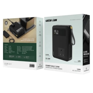 پاوربانک ۲۷۰ وات گرین لاین باخروجی برق مدل pb93 ظرفیت ۳۰۰۰ میلی آمپر ساعت