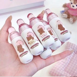 رژ لب مخملی gege bear مدل شیشه شیر شماره ۵