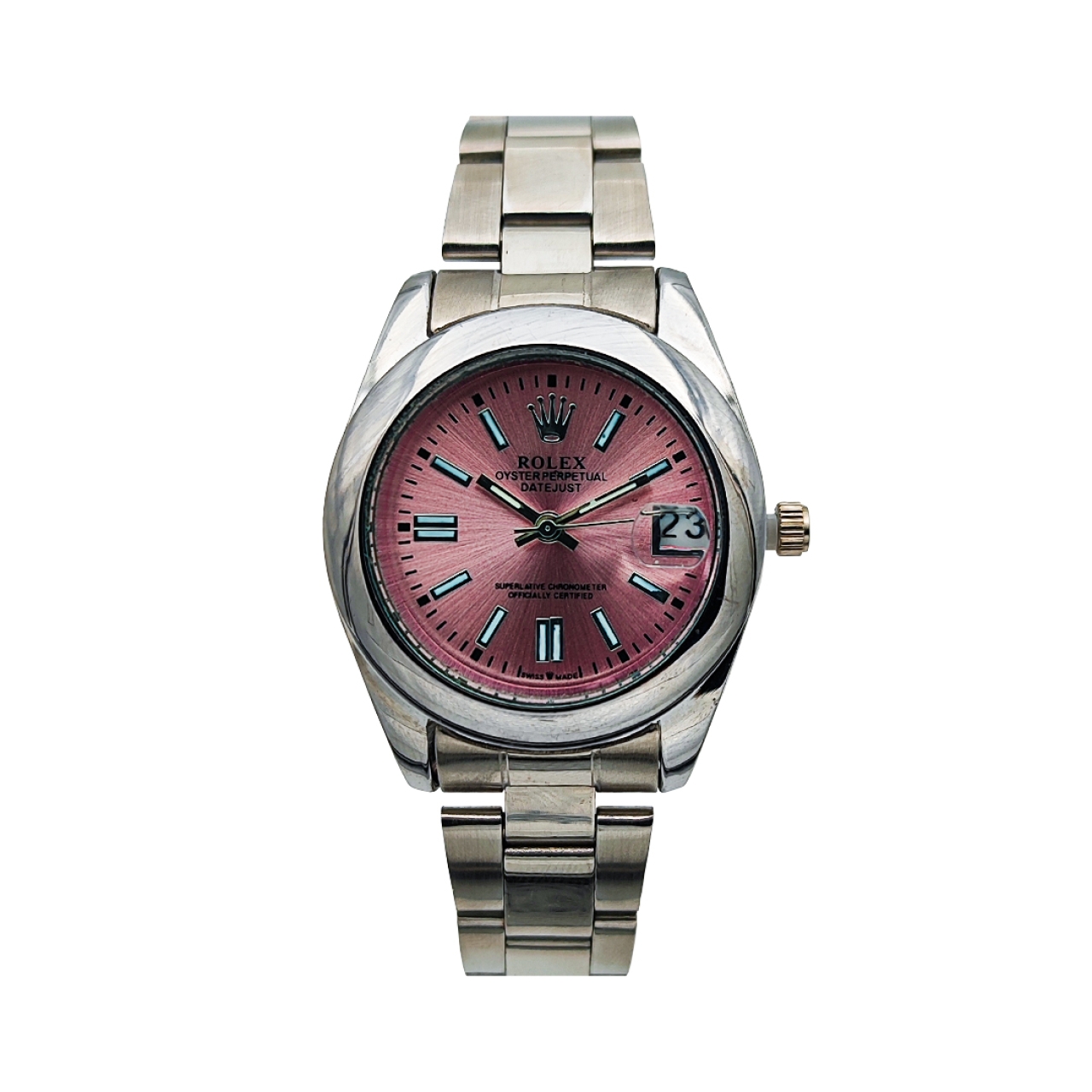 ساعت زنانه رولکس پرپچوال صورتی مدل 2800