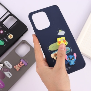کاور مدل ژله ای عروسکی برجسته مناسب برای گوشی موبایل شیائومی مدل Xiaomi Redmi 13C / Poco C65
