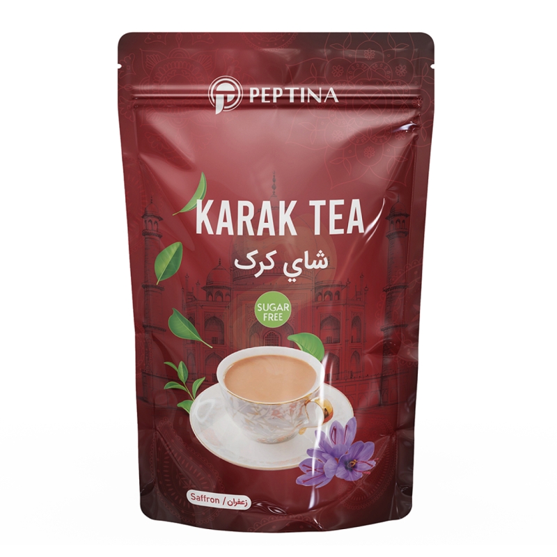 چای کرک زعفرانی بدون شکر پپتینا بسته 500 گرم