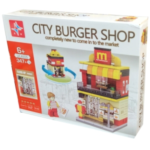 ساختنی ال ایکس مدل City Burger Shop کد 505