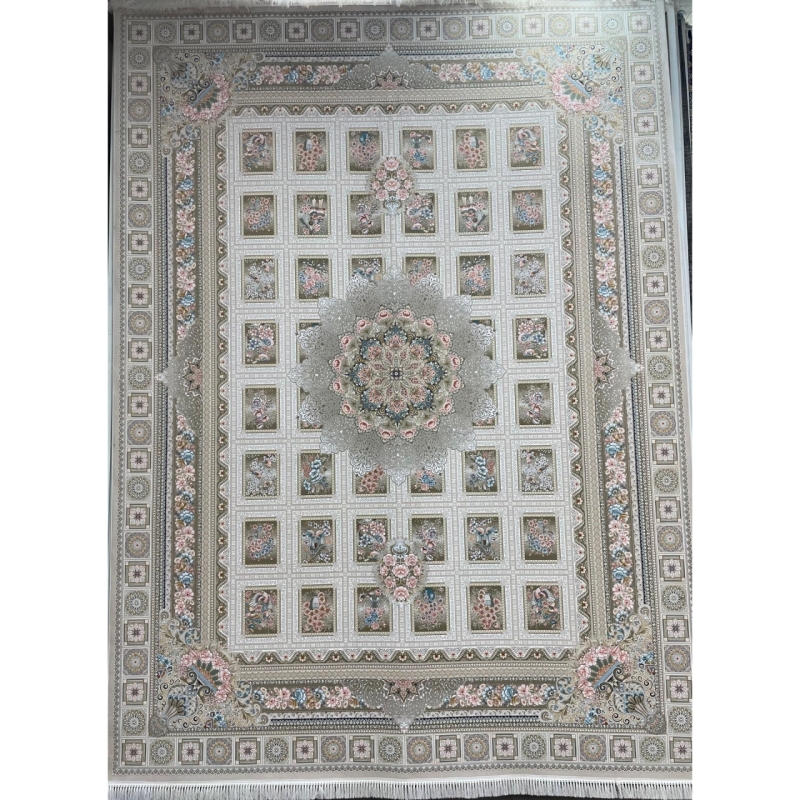 فرش ماشینی باغ پرندگان