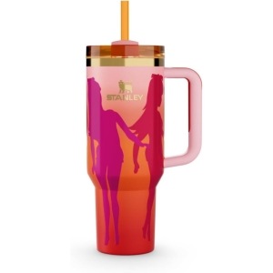 ماگ سفری مدل TUMBLER طرح دختر گنجایش 1.18 لیتر