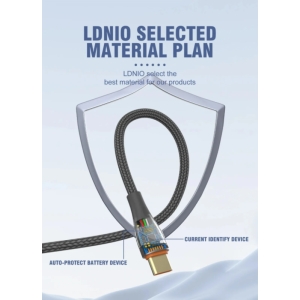 کابل تایپ سی الدینیو USB TO USB-C مدل LS691