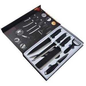سرویس چاقو آشپزخانه 6 پارچه زپتف مدل ZP- 008