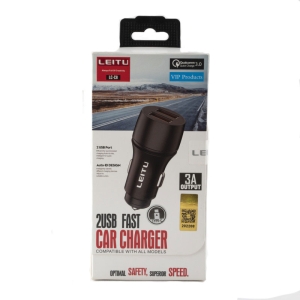 شارژر فندکی لیتو مدل LC-C8 به همراه کابل تبدیل microUSB