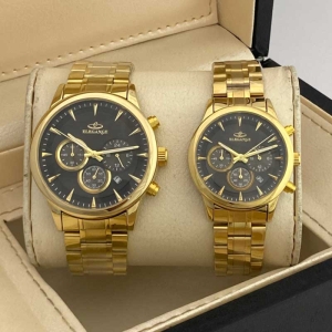 ست ساعت مچی زنانه و مردانه الگانس مدل WS-ENIM6936901 سه موتوره