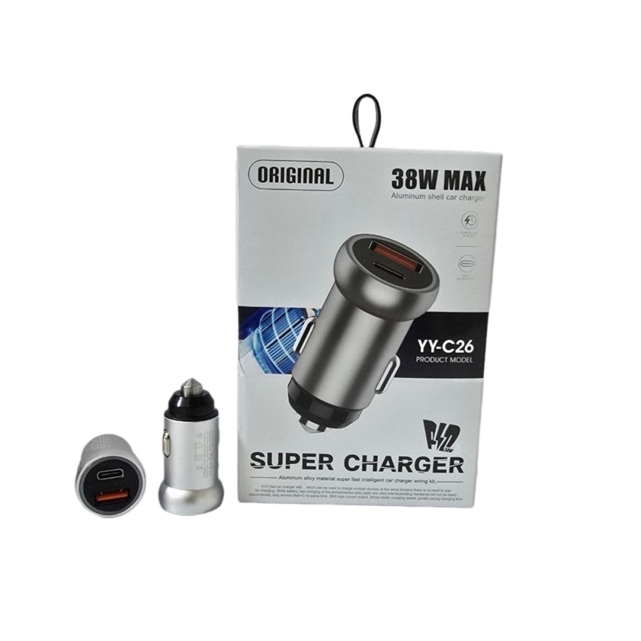 شارژر فندکی خودرو مدل YY-C26