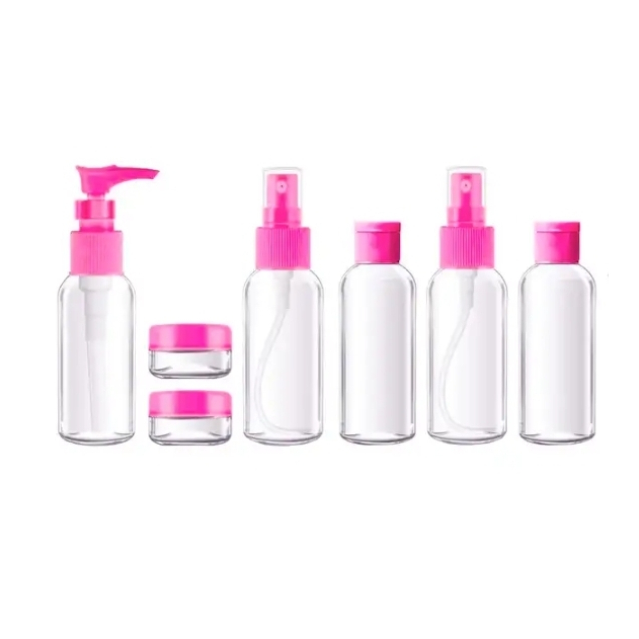 ست مسافرتی آرایشی مدل ۷ تکه کد ۱۱۲۲