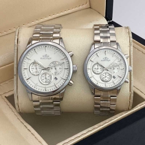 ست ساعت مچی زنانه و مردانه الگانس مدل WS-ENIM6936903 سه موتوره